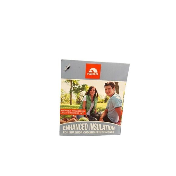 Igloo Playmate 18-Can Cooler or Lunchbox Black and Gray NWT - Picture 4 of 6